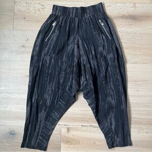 My Soul Danish Design Bubble Wide Leg Ultra High Rise Pants Grey Sz M *R7